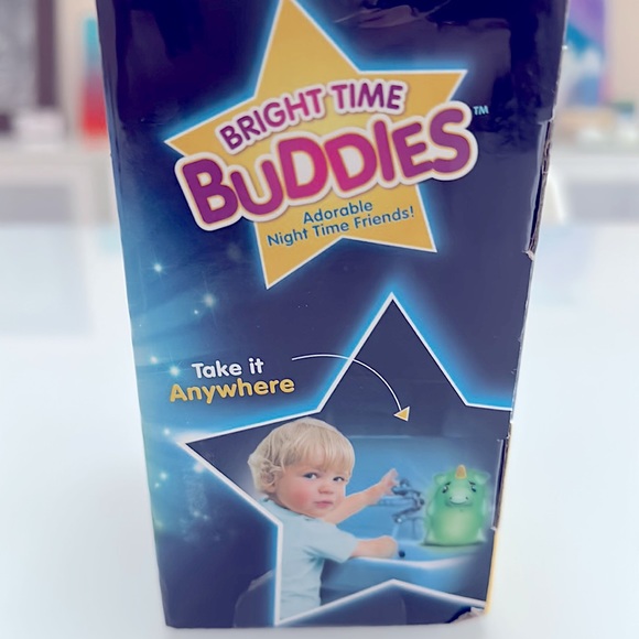 NEW Bright Time Buddies Unicorn Portable Night Light - Picture 3 of 4